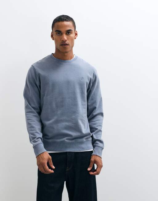 Threadbare regular fit sweatshirt in washed blue, 3 of 10