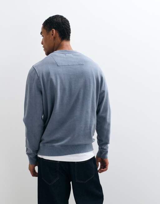 Threadbare regular fit sweatshirt in washed blue, 5 of 10