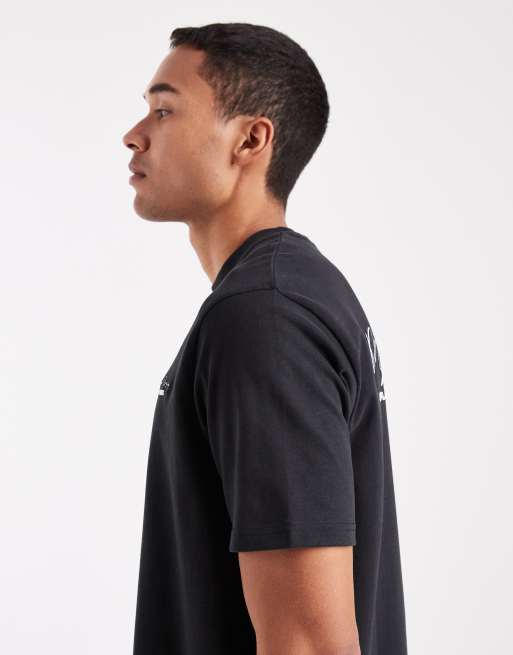 Threadbare relaxed fit art graphic print t-shirt in black, 4 of 5