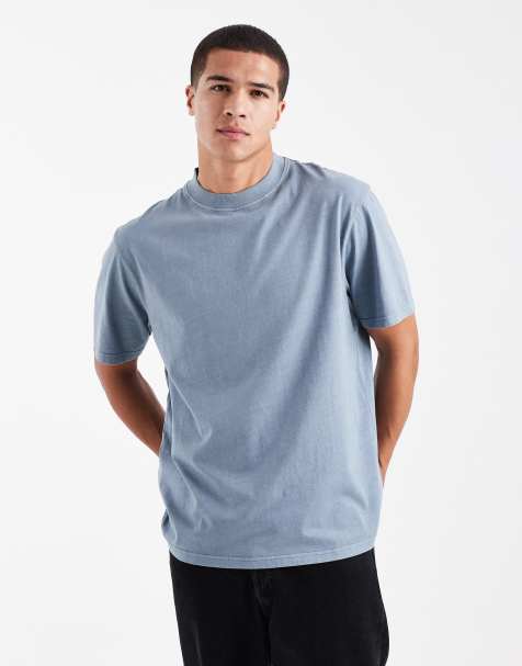Threadbare relaxed fit garment dye t-shirt in grey - view 1