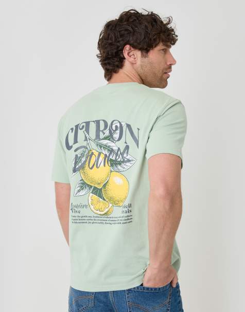 Threadbare Relaxed fit graphic cotton t-shirt in mint