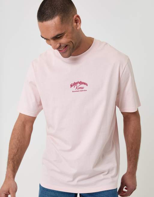 Threadbare Relaxed fit graphic cotton t-shirt in pale lilac, 2 of 4