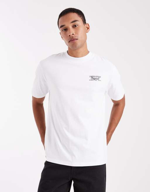 Threadbare relaxed fit originals graphic print t-shirt in white, 3 of 5