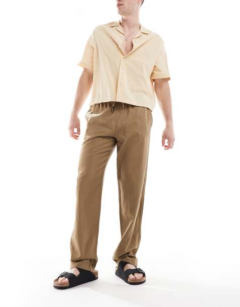 Threadbare relaxed pants in dark stone - view 1