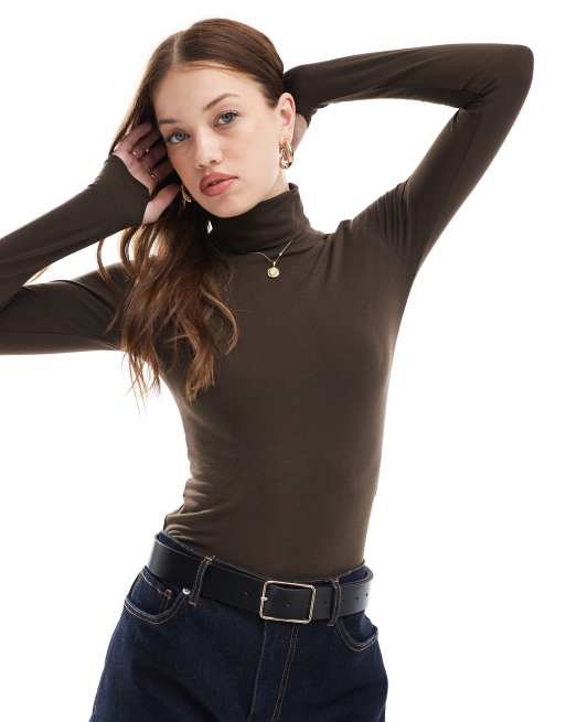 Bodysuit roll neck best sale