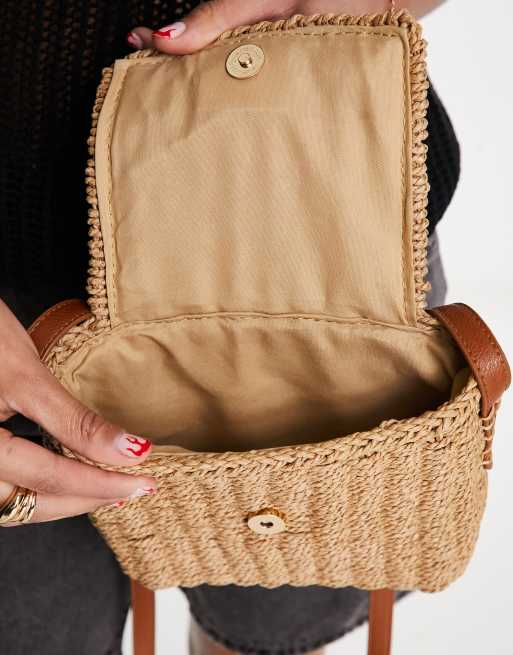 Sac bandoulière en clearance paille