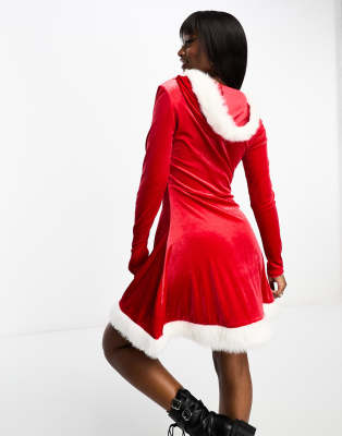 Santa dress with hood sale