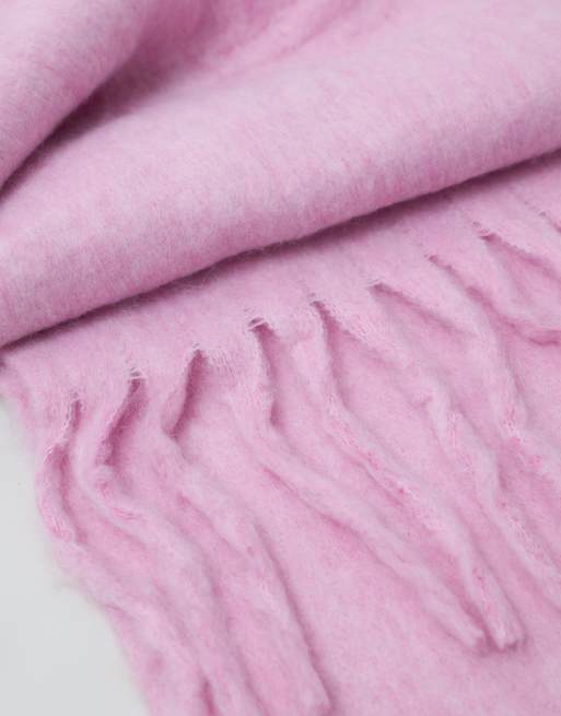 Threadbare sciarpa oversize rosa, 5 di 5