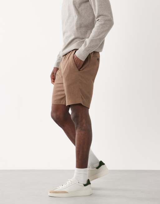Threadbare – Shorts aus Leinenmix in Braun, 4 von 5
