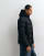 Threadbare showerproof hooded puffer jacket in black