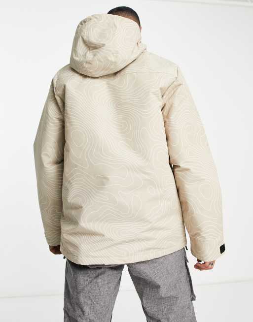 Threadbare Ski anorak jacket in beige | ASOS
