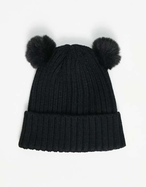 Threadbare Ski bobble hat in black | ASOS