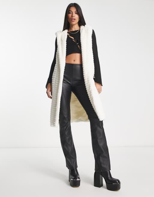 Asos faux fur vest best sale