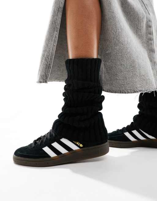 Threadbare - Ski - Gebreide beenwarmers in zwart