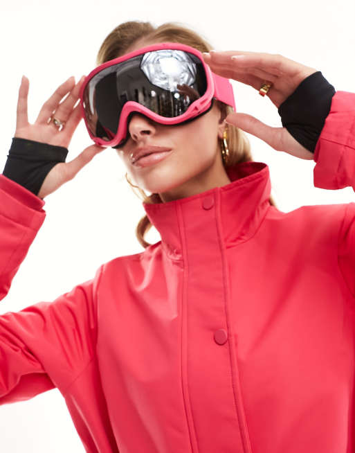 Hot pink store ski goggles