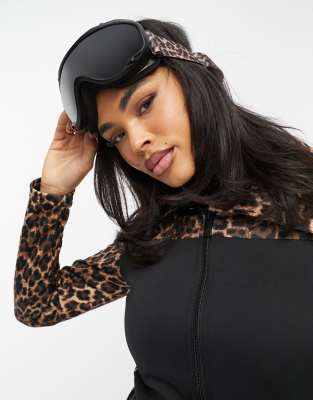 Threadbare Ski goggles in leopard print - ASOS Price Checker