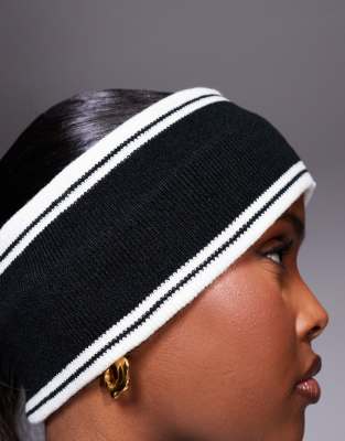 Threadbare Ski Headband In Black