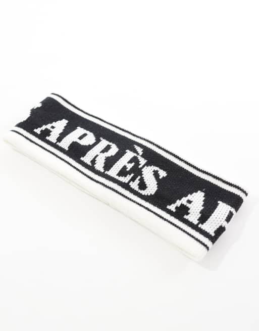 Smooth Mood ♥ Apres Ski Logo Headband /追跡付 OOSC apres ski headband and pink in multi | ASOS
