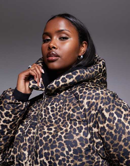 Spirithoods Leopard Faux Fur Coat With Hood Leopard Faux Fur Coat
