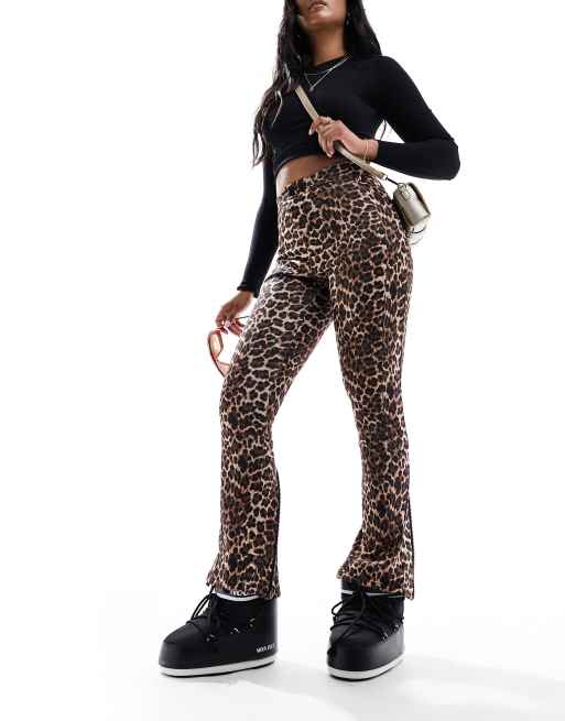 Threadbare Ski pants in leopard print