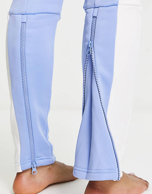 Threadbare Ski pants with paneling in pastel blue