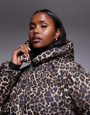 Threadbare Ski Puffer Jacket In Multi