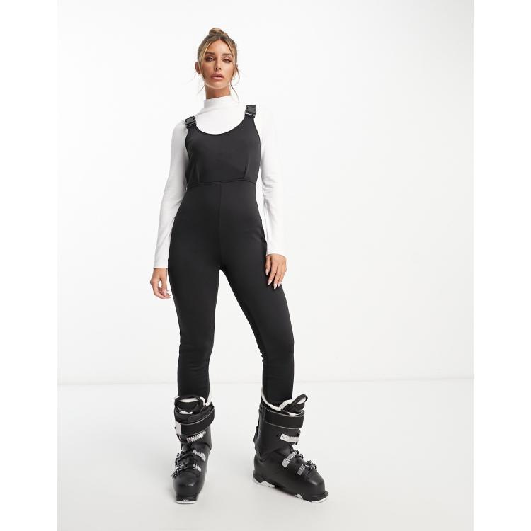 Threadbare Ski salopettes in black