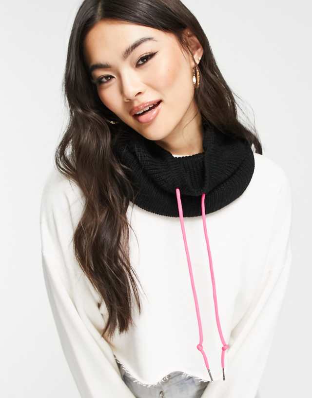 Threadbare Ski snood in black