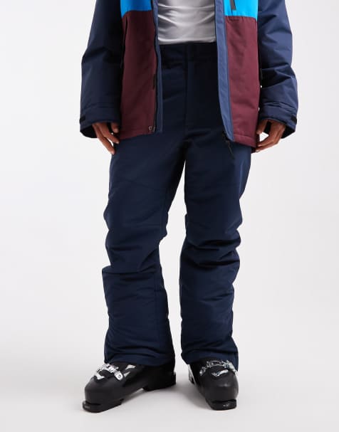 Threadbare ski trousers in navy - view 1