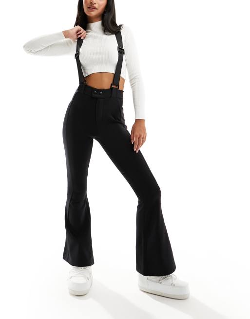 ASOS 4505 Ski high waisted skinny ski pants with stirrup in black