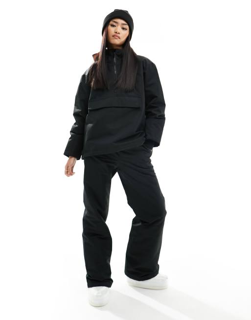 Threadbare Ski wide leg trousers in black