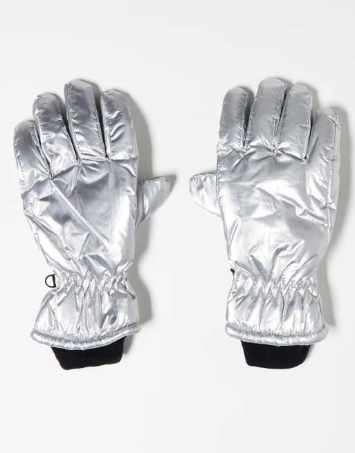 Threadbare - Skihandschoenen in zilver