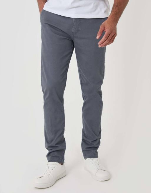 Threadbare Slim fit cargo trousers in grey, 2 of 4