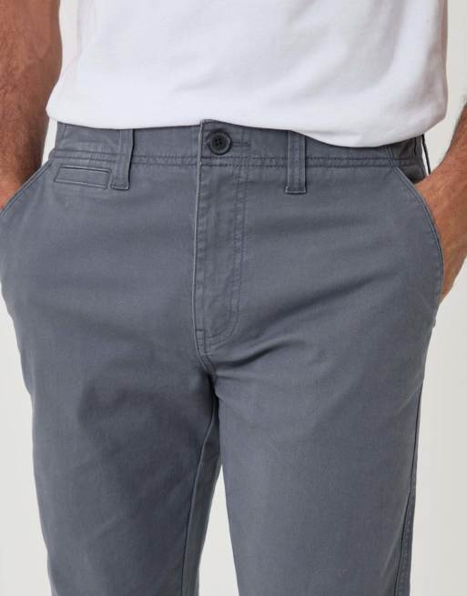 Threadbare Slim fit cargo trousers in grey, 3 of 4