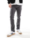 [Threadbare] Threadbare slim fit chino pants in charcoal-Grey W36 Charcoal