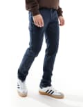[Threadbare] Threadbare slim fit chino pants in navy W30 Navy