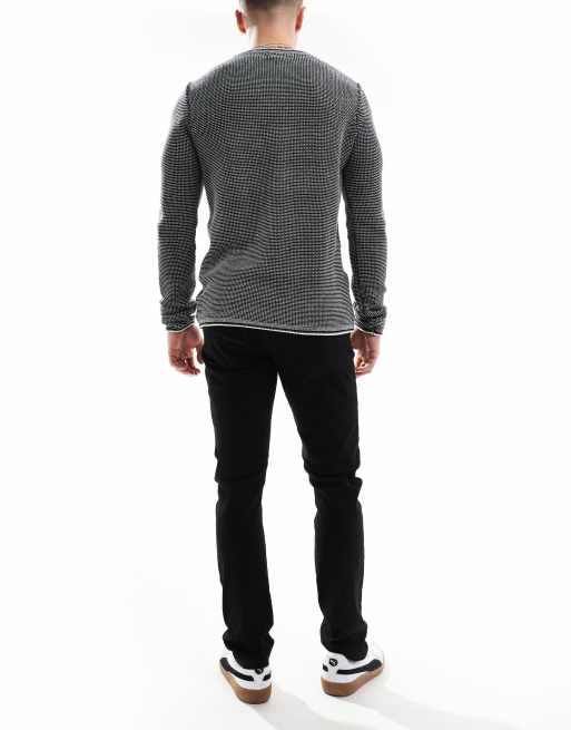 Threadbare - Slim fit jeans in zwart, 2 van 5