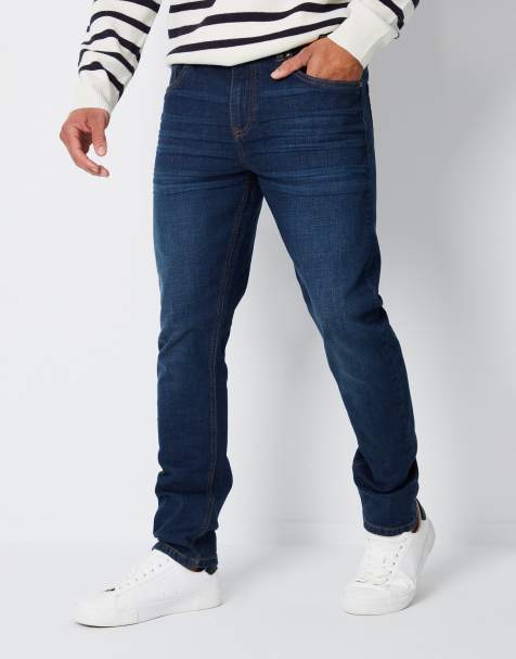Threadbare Slim fit jeans with stretch in mid blue - view 1
