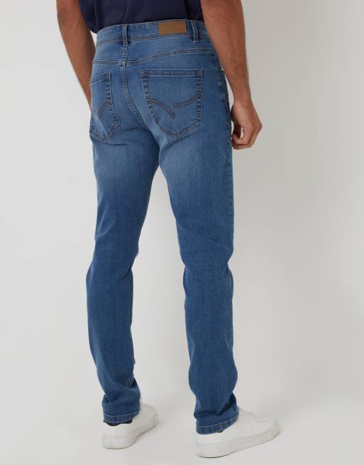 Threadbare Slim fit jeans with stretch in pale blue, 2 of 3