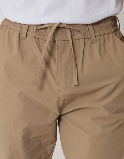 Threadbare Slim fit stretch trousers in stone, 3 of 4