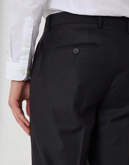 Threadbare Slim fit suit trousers in black, 5 of 5