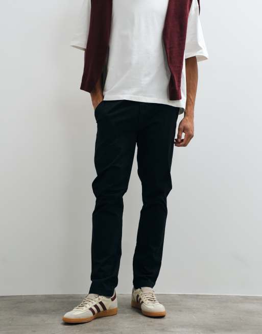 Threadbare slim leg pants in black, 5 of 7