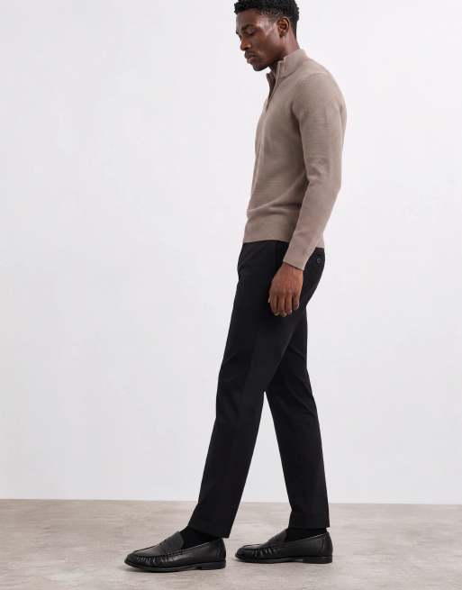 Threadbare slim leg pants in black, 7 of 7