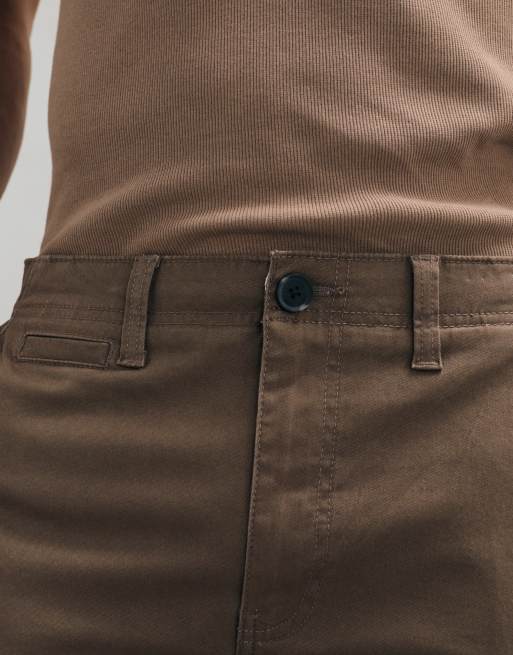 Threadbare slim leg trousers in mushroom, 3 of 5