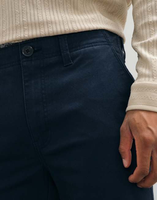 Threadbare slim leg trousers in navy, 5 of 5