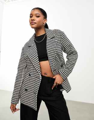 New look checkered clearance coat