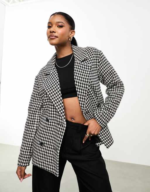 Asos hot sale houndstooth coat