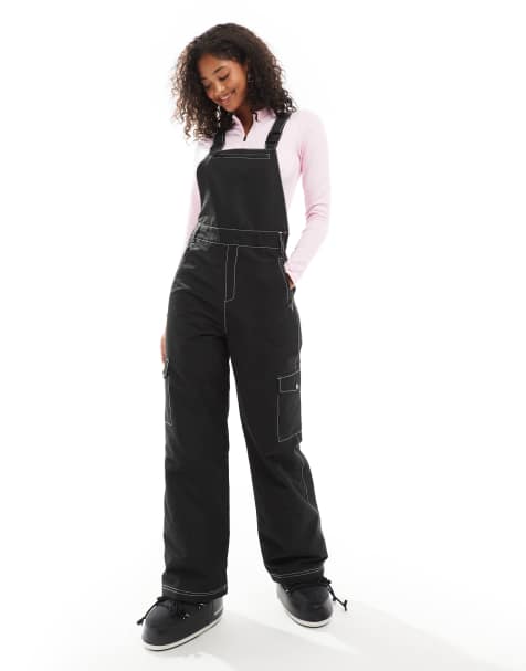 Threadbare - Sorte alt-i-én-skioveralls - view 1