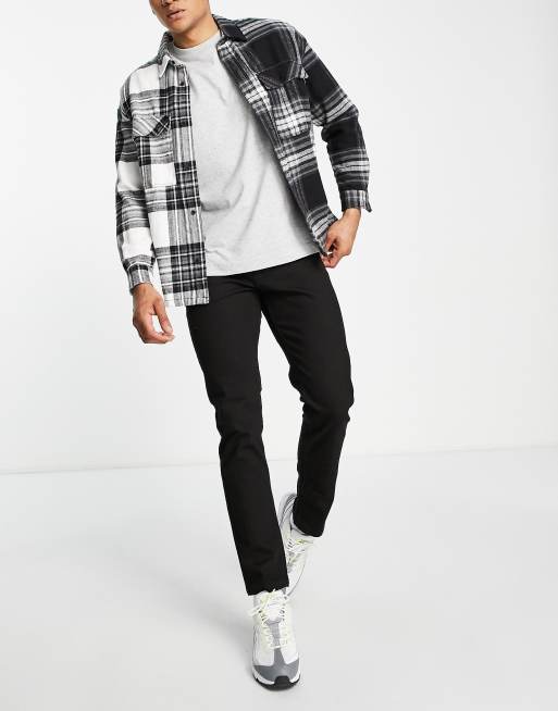 Threadbare - Sorte jeans i slim fit