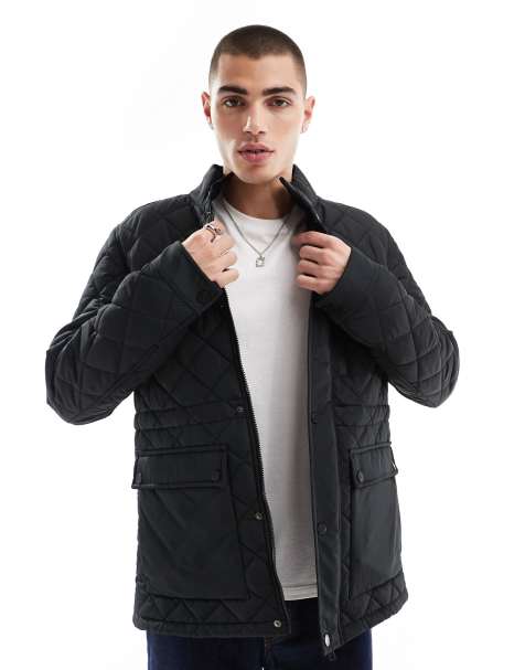 Threadbare – Steppjacke in Schwarz - view 1